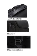 D-Pack Unisex Siyah Teknolojik Kumaş Sırt Çantası | Derimod D-Pack Unisex Siyah Teknolojik Kumaş Sırt Çantası | Derimod