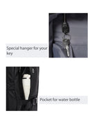 D-Pack Unisex Siyah Teknolojik Kumaş Sırt Çantası | Derimod D-Pack Unisex Siyah Teknolojik Kumaş Sırt Çantası | Derimod