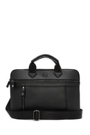 Erkek Siyah Uzun Askılı Evrak Çantası | Derimod Erkek Siyah Uzun Askılı Evrak Çantası | Derimod