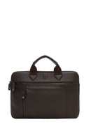 Men's Brown Long Strap Briefcase | Derimod Men's Brown Long Strap Briefcase | Derimod
