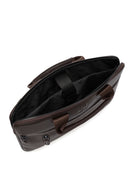 Men's Brown Long Strap Briefcase | Derimod Men's Brown Long Strap Briefcase | Derimod