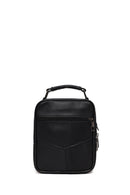 Men's Black Long Strap Leather Handbag | Derimod Men's Black Long Strap Leather Handbag | Derimod