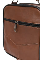 Men's Brown Long Strap Leather Handbag | Derimod Men's Brown Long Strap Leather Handbag | Derimod