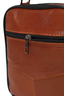 Men's Brown Long Strap Leather Handbag | Derimod Men's Brown Long Strap Leather Handbag | Derimod
