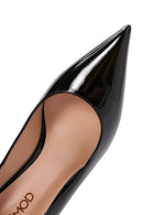 Women's Black Heeled Leather Stiletto | Derimod Women's Black Heeled Leather Stiletto | Derimod