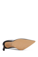 Kadın Siyah İnce Topuklu Deri Stiletto | Derimod Kadın Siyah İnce Topuklu Deri Stiletto | Derimod