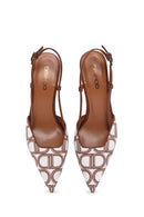 Kadın Kahverengi Bilekten Bantlı İnce Topuklu Stiletto | Derimod Kadın Kahverengi Bilekten Bantlı İnce Topuklu Stiletto | Derimod