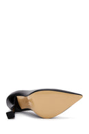 Kadın Siyah İnce Topuklu Deri Stiletto | Derimod Kadın Siyah İnce Topuklu Deri Stiletto | Derimod