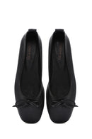 Kadın Siyah Toka Detaylı Deri Babet | Derimod Kadın Siyah Toka Detaylı Deri Babet | Derimod