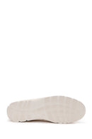 Women's Cream Leather Comfort Loafer | Derimod Women's Cream Leather Comfort Loafer | Derimod