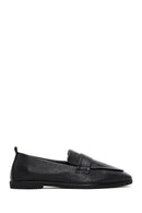 Women's Black Leather Masculine Loafer | Derimod Women's Black Leather Masculine Loafer | Derimod