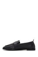 Women's Black Leather Masculine Loafer | Derimod Women's Black Leather Masculine Loafer | Derimod