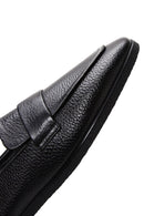 Women's Black Leather Masculine Loafer | Derimod Women's Black Leather Masculine Loafer | Derimod