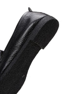 Women's Black Leather Masculine Loafer | Derimod Women's Black Leather Masculine Loafer | Derimod
