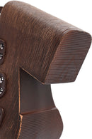 Women's Brown Thick Heeled Buckle Leather Sandals | Derimod Women's Brown Thick Heeled Buckle Leather Sandals | Derimod