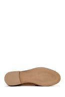 Women's Tan Suede Leather Masculine Loafer | Derimod Women's Tan Suede Leather Masculine Loafer | Derimod