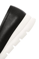 Women's Black Leather Comfort Loafer | Derimod Women's Black Leather Comfort Loafer | Derimod