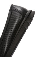 Kadın Siyah Toka Detaylı Deri Comfort Loafer | Derimod Kadın Siyah Toka Detaylı Deri Comfort Loafer | Derimod