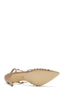 Kadın Pembe Bilekten Bantlı Arkası Açık İnce Topuklu Deri Ayakkabı | Derimod Kadın Pembe Bilekten Bantlı Arkası Açık İnce Topuklu Deri Ayakkabı | Derimod