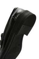 Women's Black Buckle Detailed Leather Masculine Loafer | Derimod Women's Black Buckle Detailed Leather Masculine Loafer | Derimod