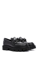 Kadın Siyah Deri Maskülen Loafer | Derimod Kadın Siyah Deri Maskülen Loafer | Derimod