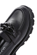 Kadın Siyah Deri Maskülen Loafer | Derimod Kadın Siyah Deri Maskülen Loafer | Derimod