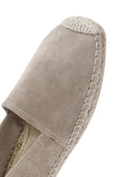 Women's Sand Suede Leather Espadrille | Derimod Women's Sand Suede Leather Espadrille | Derimod