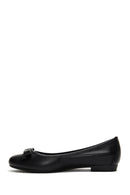 Women's Black Leather Ballerinas | Derimod Women's Black Leather Ballerinas | Derimod