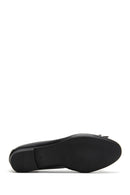 Women's Black Leather Ballerinas | Derimod Women's Black Leather Ballerinas | Derimod