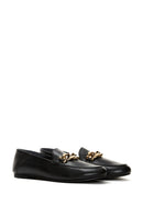 Women's Black Leather Masculine Loafer | Derimod Women's Black Leather Masculine Loafer | Derimod
