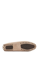 Women's Beige Tassel Detailed Suede Leather Loafer | Derimod Women's Beige Tassel Detailed Suede Leather Loafer | Derimod