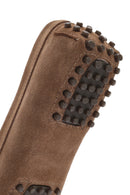 Women's Mink Tassel Detailed Suede Leather Loafer | Derimod Women's Mink Tassel Detailed Suede Leather Loafer | Derimod