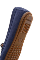 Kadın Lacivert Süet Deri Loafer | Derimod Kadın Lacivert Süet Deri Loafer | Derimod