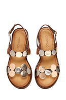 Women's Brown Ankle Strap Leather Bodrum Sandals | Derimod Women's Brown Ankle Strap Leather Bodrum Sandals | Derimod