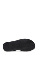 Women's Black Ankle Strap Leather Comfort Sandals | Derimod Women's Black Ankle Strap Leather Comfort Sandals | Derimod