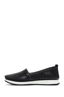 Women's Black Leather Comfort Loafer | Derimod Women's Black Leather Comfort Loafer | Derimod
