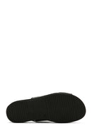 Women's Black Ankle Strap Leather Sandals | Derimod Women's Black Ankle Strap Leather Sandals | Derimod