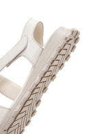 Women's Beige Ankle Strap Leather Sandals | Derimod Women's Beige Ankle Strap Leather Sandals | Derimod