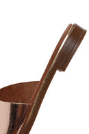 Women's Tan Leather Comfort Slippers | Derimod Women's Tan Leather Comfort Slippers | Derimod