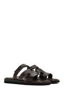 Kadın Yeşil Deri Comfort Terlik | Derimod Kadın Yeşil Deri Comfort Terlik | Derimod