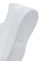 Kadın Beyaz Bağcıklı Deri Sneaker | Derimod Kadın Beyaz Bağcıklı Deri Sneaker | Derimod