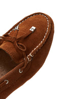 Women's Tan Suede Leather Loafer | Derimod Women's Tan Suede Leather Loafer | Derimod