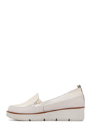 Kadın Bej Deri Comfort Loafer | Derimod Kadın Bej Deri Comfort Loafer | Derimod