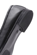 Women's Black Leather Masculine Loafer | Derimod Women's Black Leather Masculine Loafer | Derimod