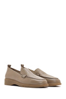 Kadın Vizon Deri Comfort Loafer | Derimod Kadın Vizon Deri Comfort Loafer | Derimod