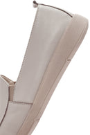 Kadın Krem Deri Comfort Loafer | Derimod Kadın Krem Deri Comfort Loafer | Derimod