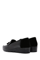 Kadın Siyah Deri Comfort Loafer | Derimod Kadın Siyah Deri Comfort Loafer | Derimod