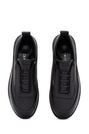 Kadın Siyah Bağcıklı Deri Comfort Ayakkabı | Derimod Kadın Siyah Bağcıklı Deri Comfort Ayakkabı | Derimod