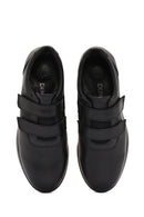 Kadın Siyah Kalın Topuklu Deri Comfort Ayakkabı | Derimod Kadın Siyah Kalın Topuklu Deri Comfort Ayakkabı | Derimod