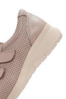 Kadın Vizon Kalın Topuklu Deri Comfort Ayakkabı | Derimod Kadın Vizon Kalın Topuklu Deri Comfort Ayakkabı | Derimod